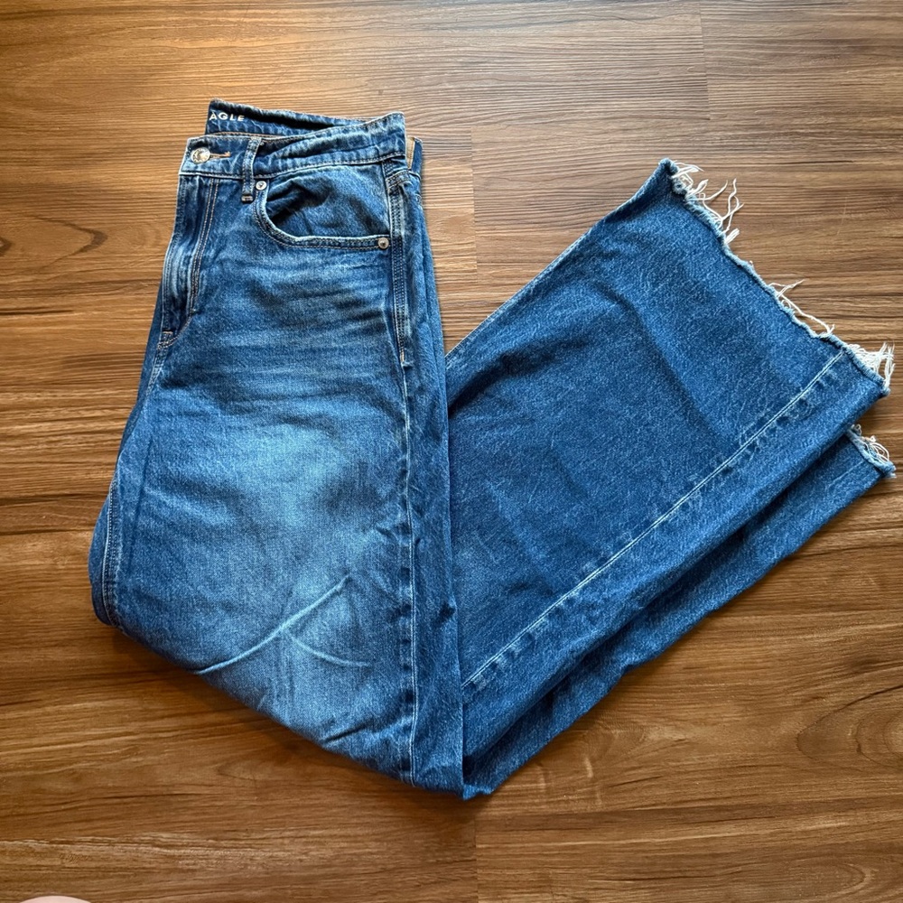 American Eagle Outfitters Super High-Rise Baggy Wide Leg Jeans